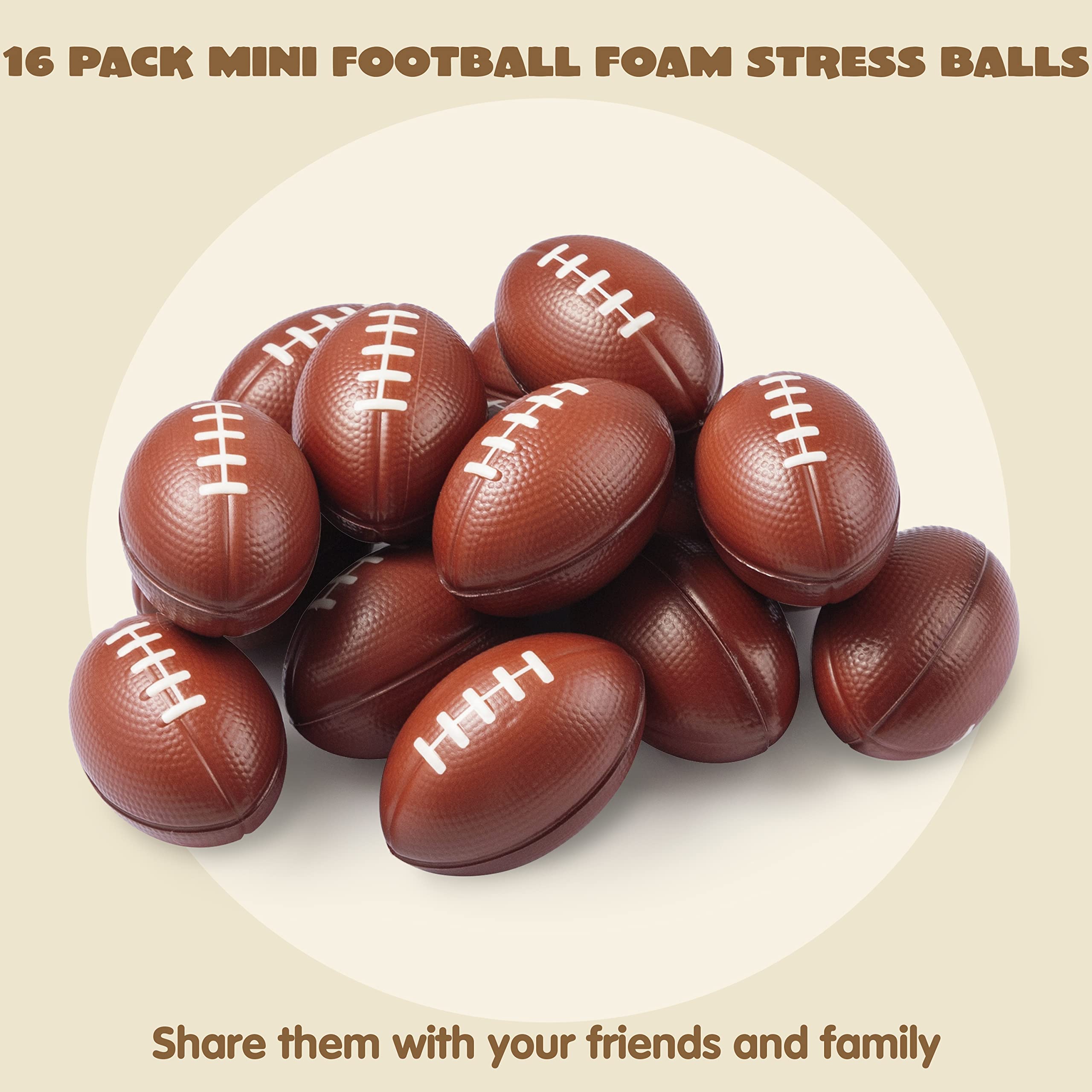 JOYIN soft foam footballs for classroom prizes, durable and safe for bright color play.