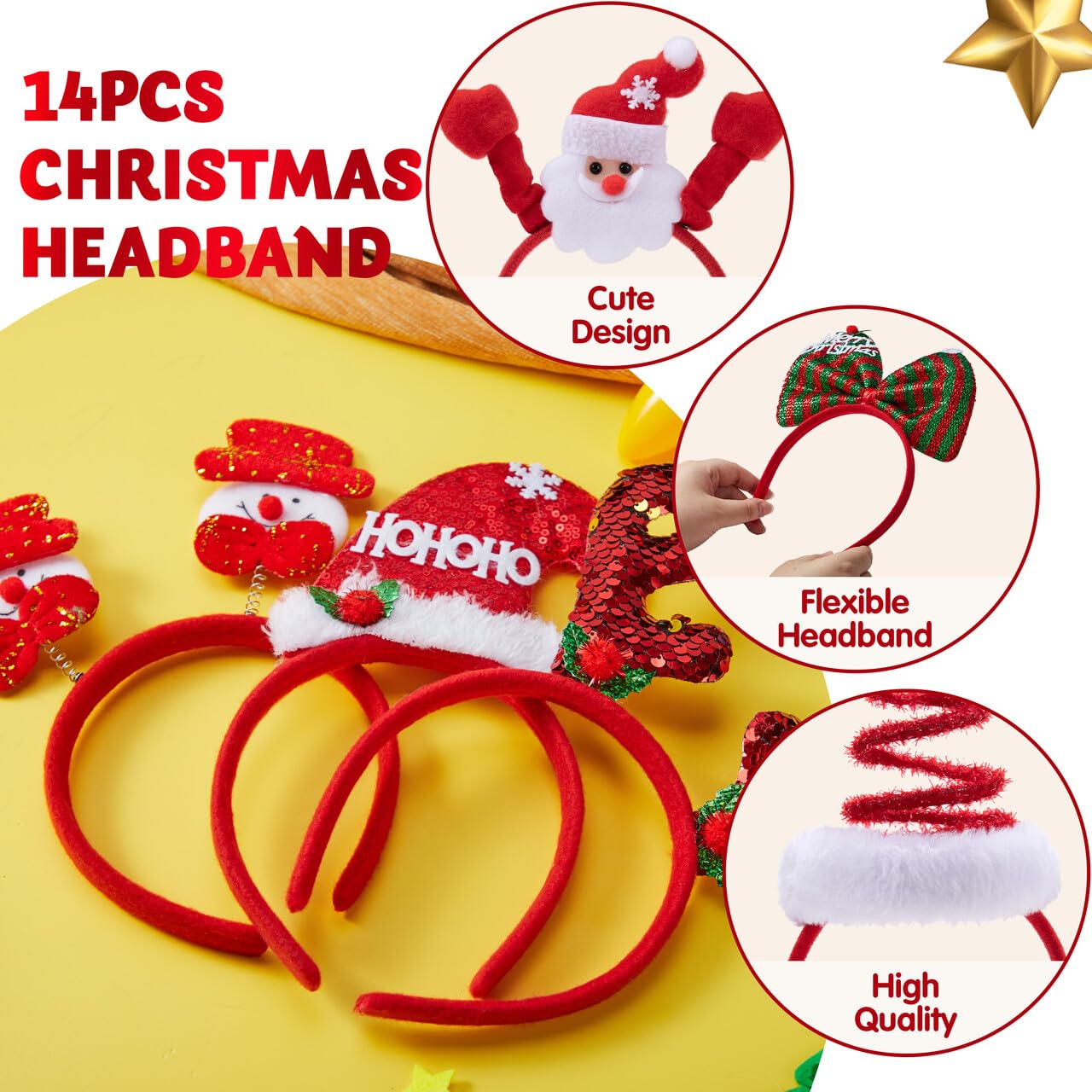 JOYIN soft lightweight fabric headbands for comfortable wear