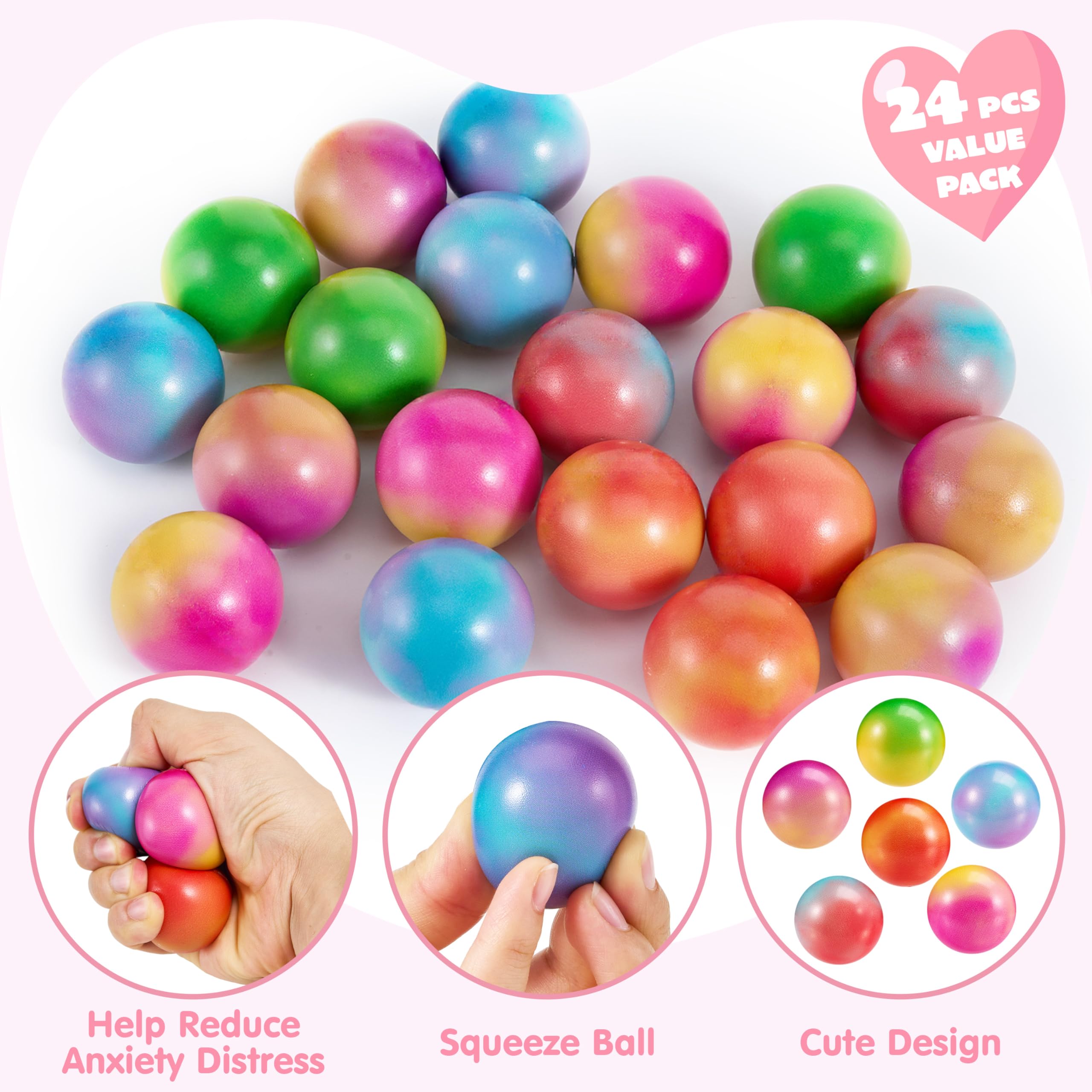JOYIN soft PU foam stress ball delivers long-lasting squish for quick relief.