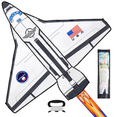 JOYIN Spaceship Kite soaring in the sky, ideal for family fun.