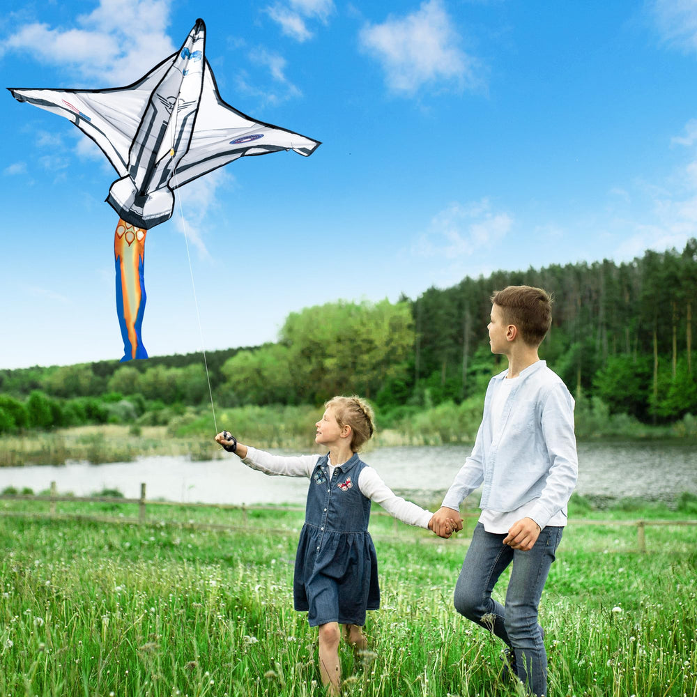 JOYIN Spaceship Kite tail adds color and stability.