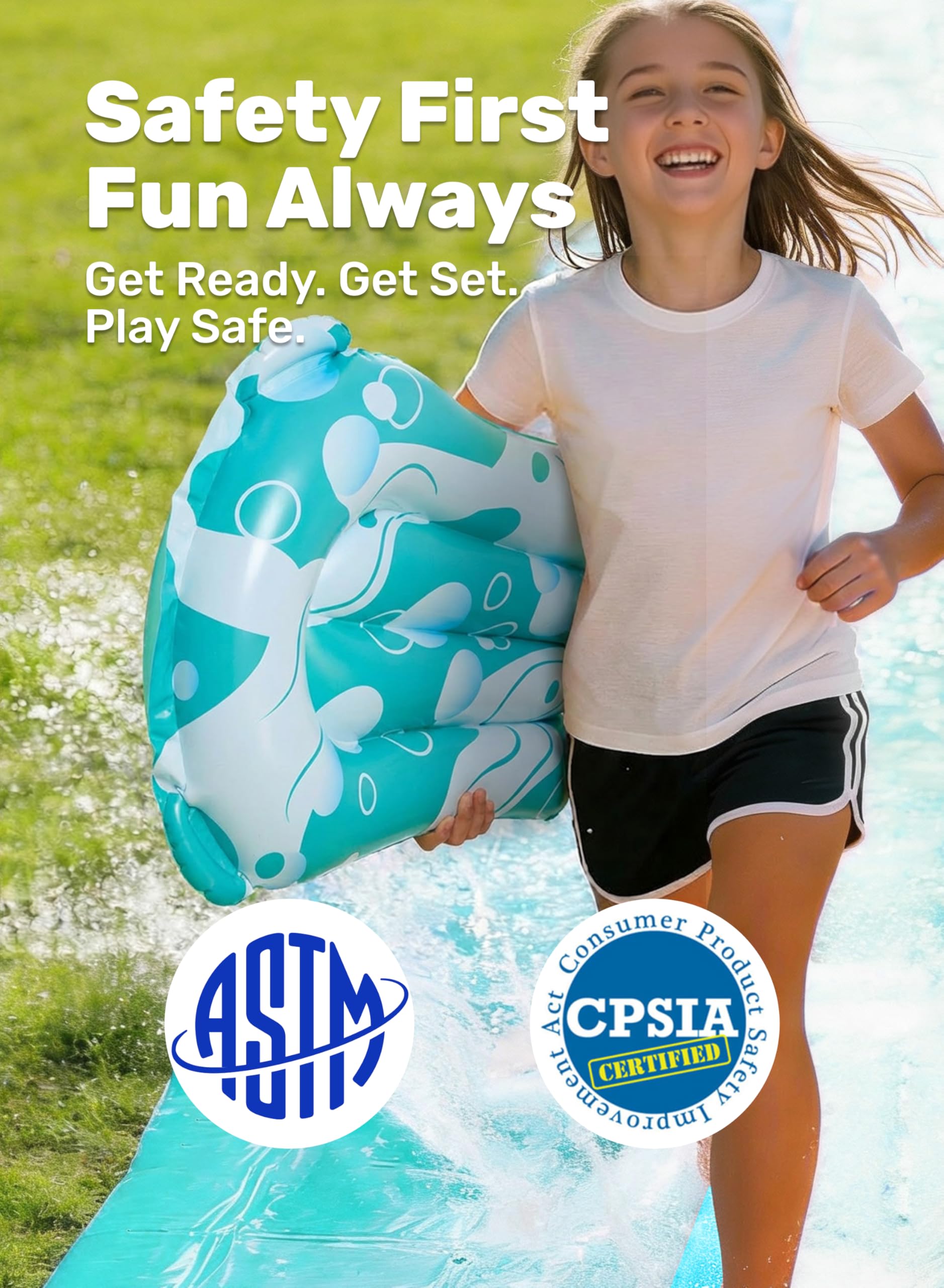 JOYIN ultra-slippery lane with splash protection for smoother, safer sliding