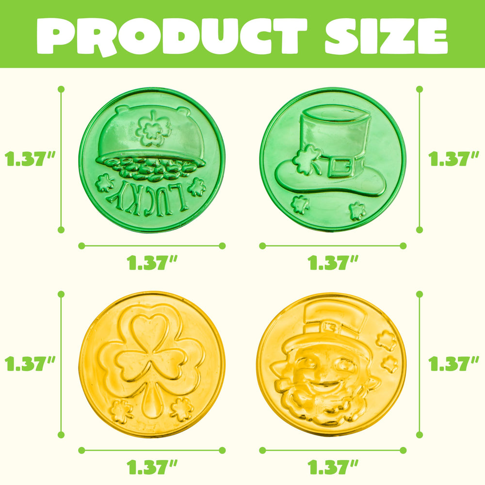 JOYIN St Patrick's coins packaging photo demonstrates value-packed set