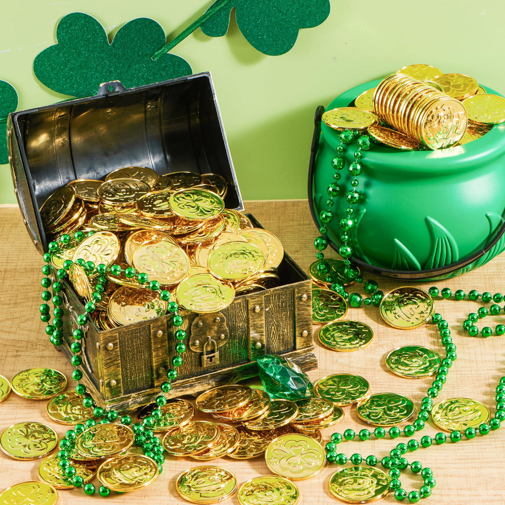 JOYIN gold coins for favors and luck-themed activities.