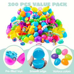 JOYIN eggs with inside stickers for customize baskets and prizes.