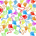 JOYIN glitter sticky hands blue close-up for party favors and classroom prizes