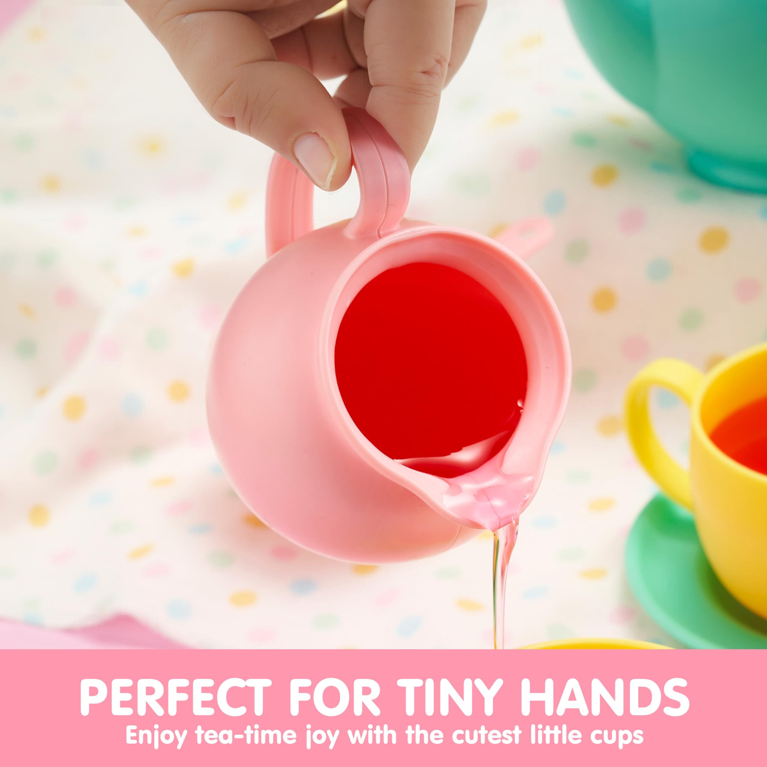 JOYIN stirring spoons complete the pretend tea service