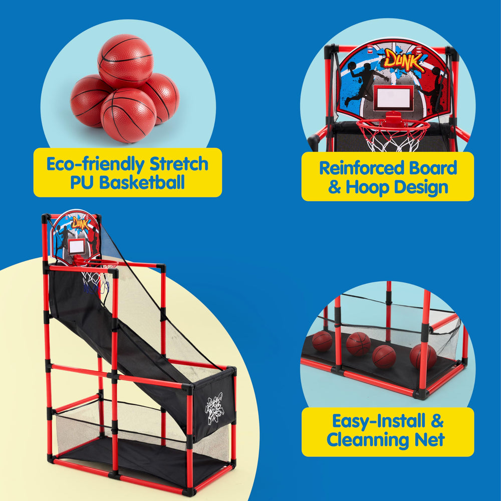 JOYIN sturdy base delivers stable indoor hoop setup for safety