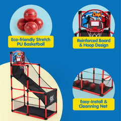 JOYIN sturdy base delivers stable indoor hoop setup for safety