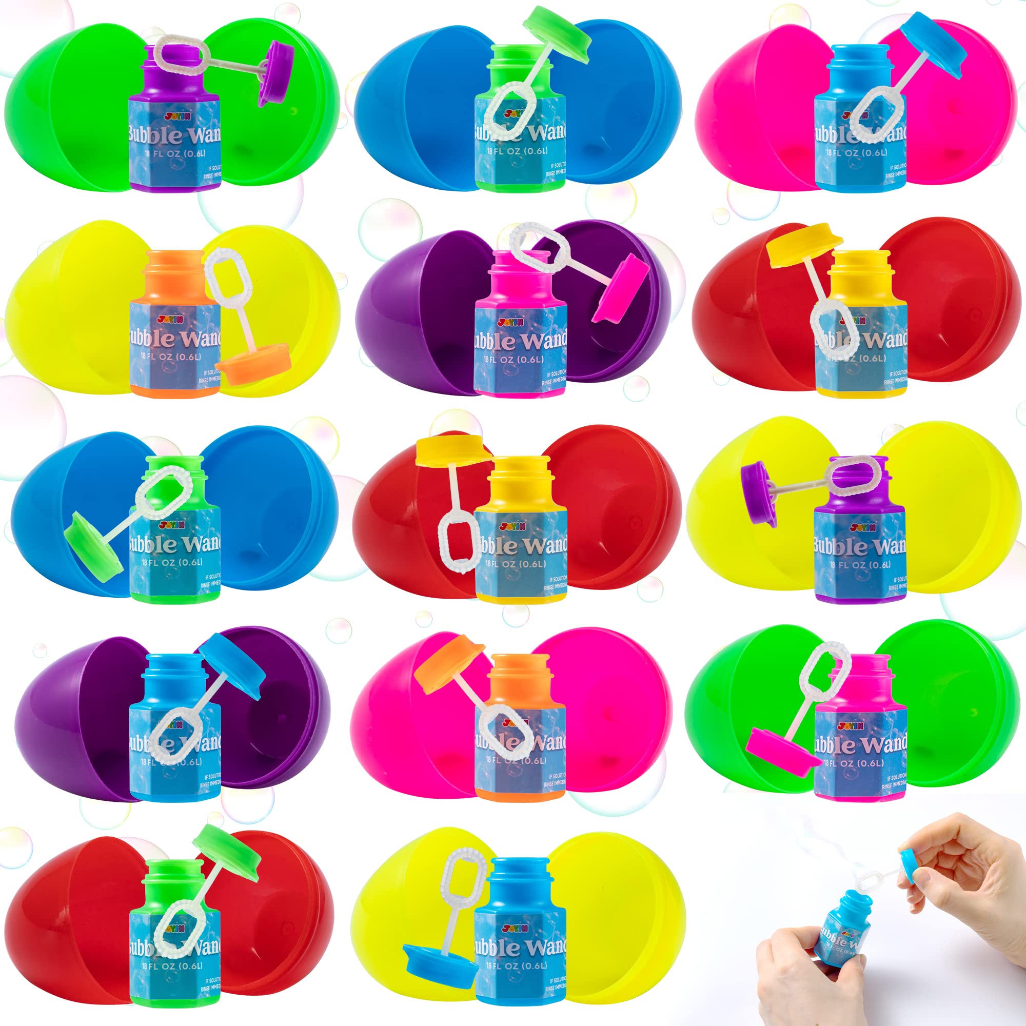 JOYIN surprise eggs with bubble wands promote creative thinking