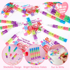 JOYIN tape-attached set simplifies assembly for teachers and parents.