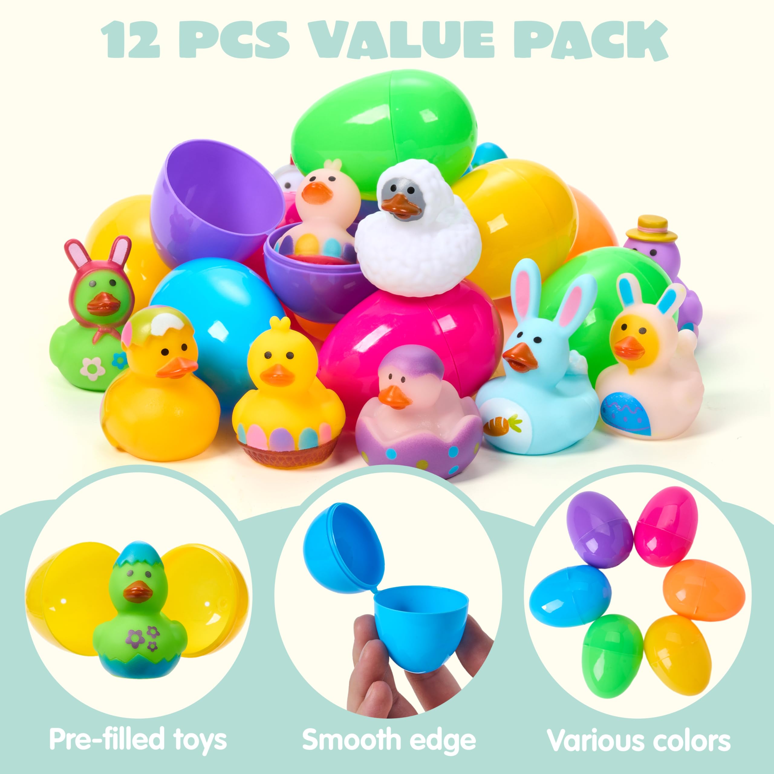 JOYIN ducks inside eggs suitable as teacher treats and gifts