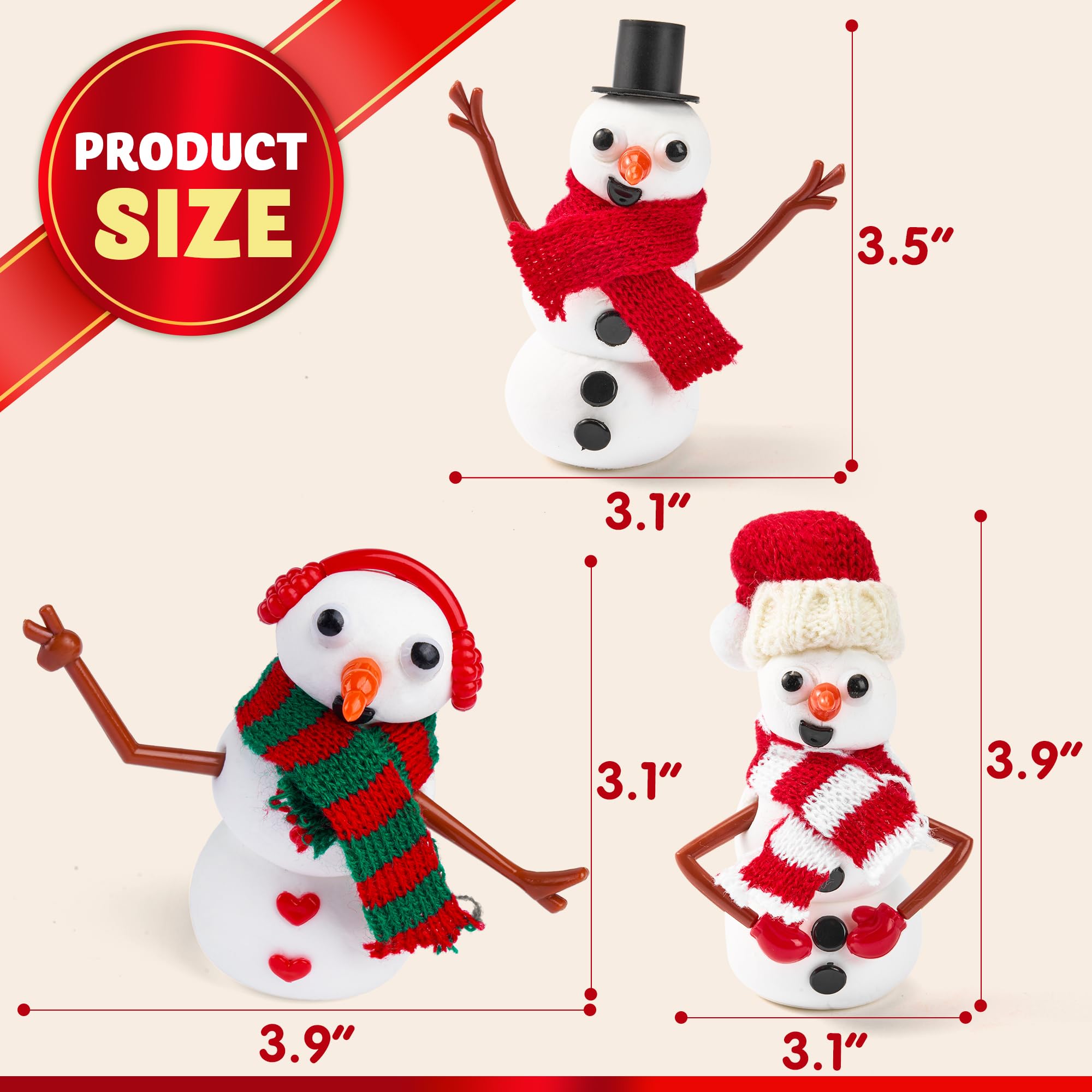 JOYIN three-hour drying time helps you complete snowmen quickly