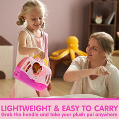 JOYIN gentle breathing lights enhance the dog design for visual interest.