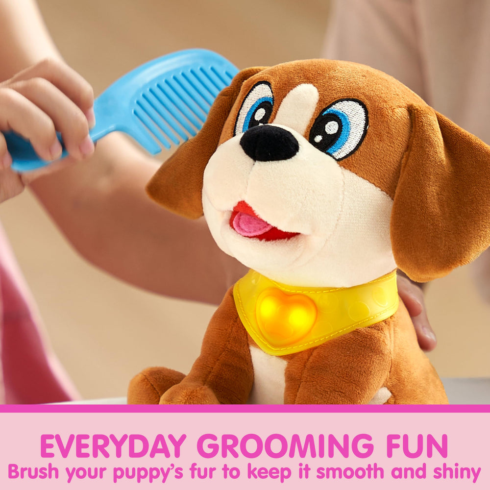 JOYIN complete feeding and grooming accessories set for realistic pretend care.