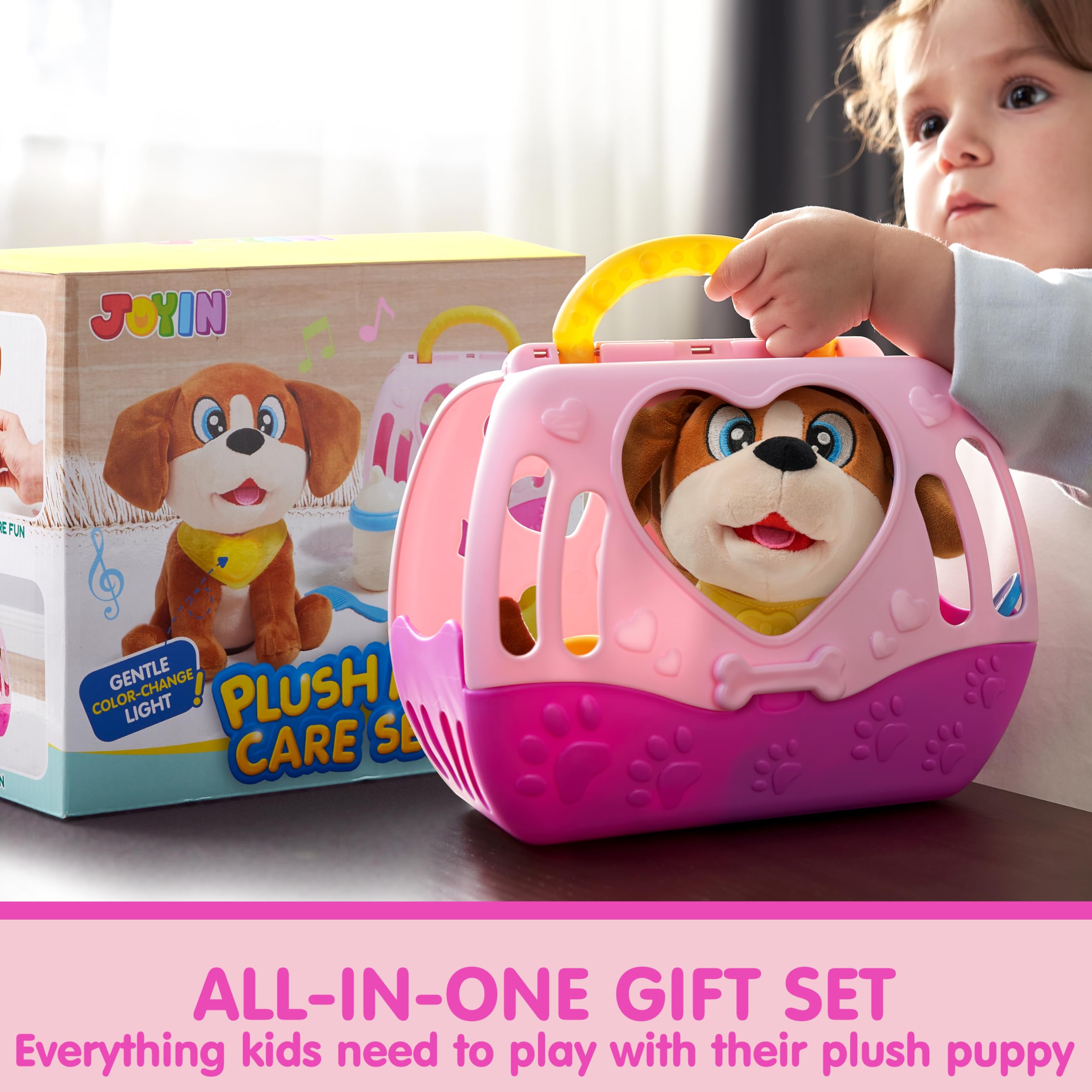 JOYIN portable carrier makes it easy to take pretend pet care on the go.