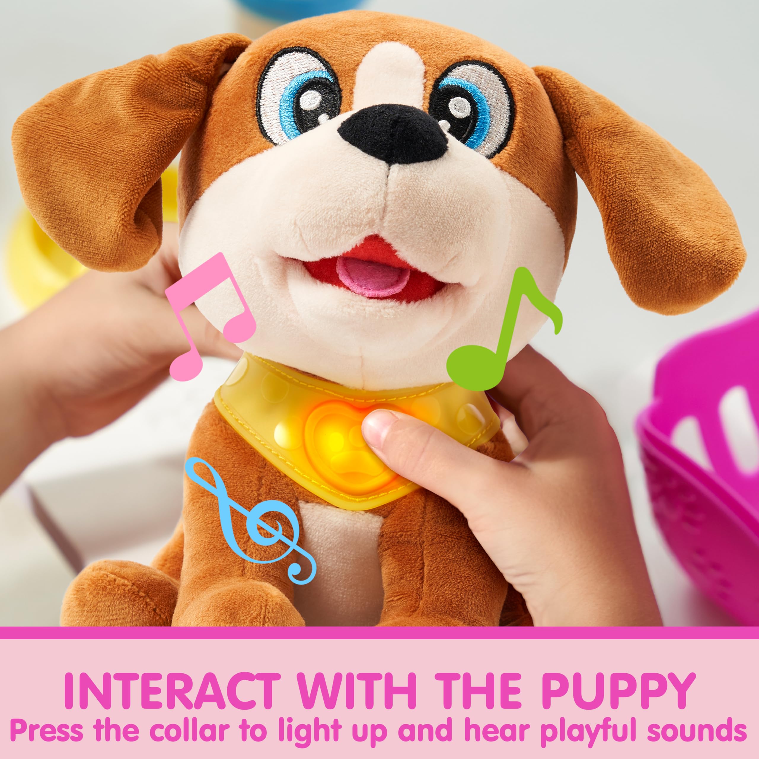 JOYIN soft plush dog inviting cuddly, imaginative play sessions.