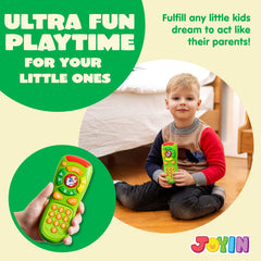 JOYIN toy phone close-up showing colorful keys supports early learning through play.