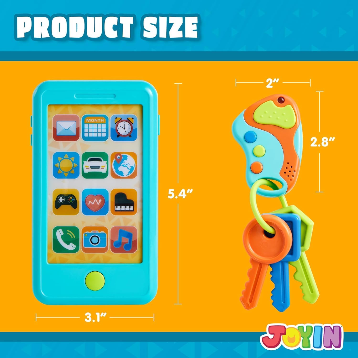 JOYIN toy phone with sound effects that engage children