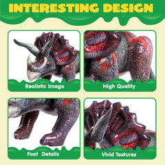 JOYIN Triceratops 43in inflating process for quick setup.