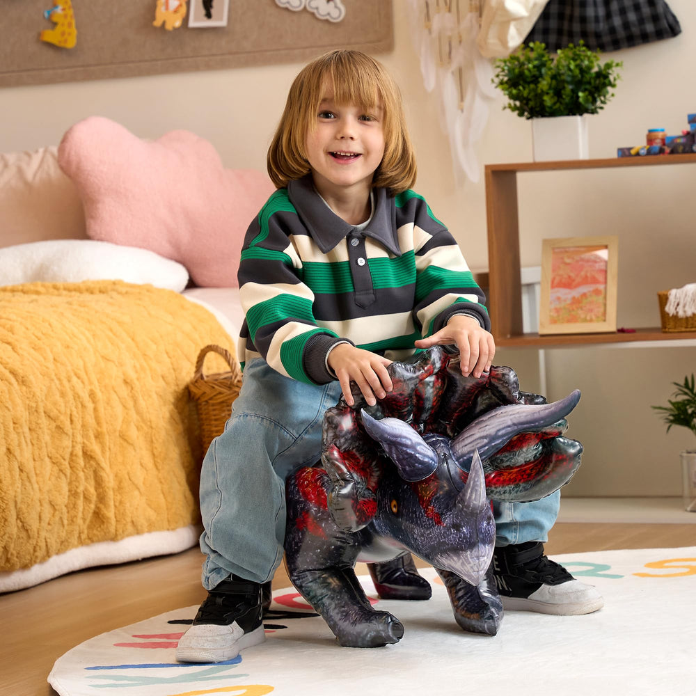 JOYIN Triceratops 43in non toxic materials for safe fun.