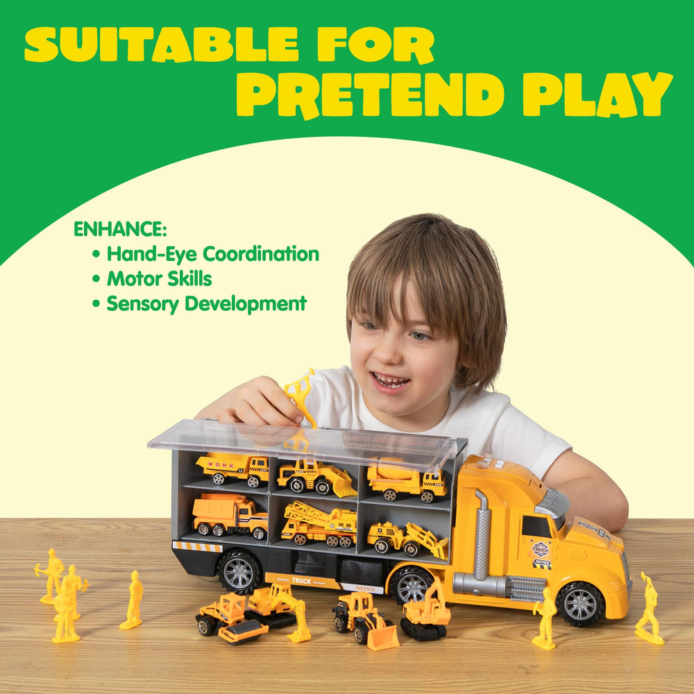JOYIN trucks with lights and sounds create immersive play moments and curiosity.