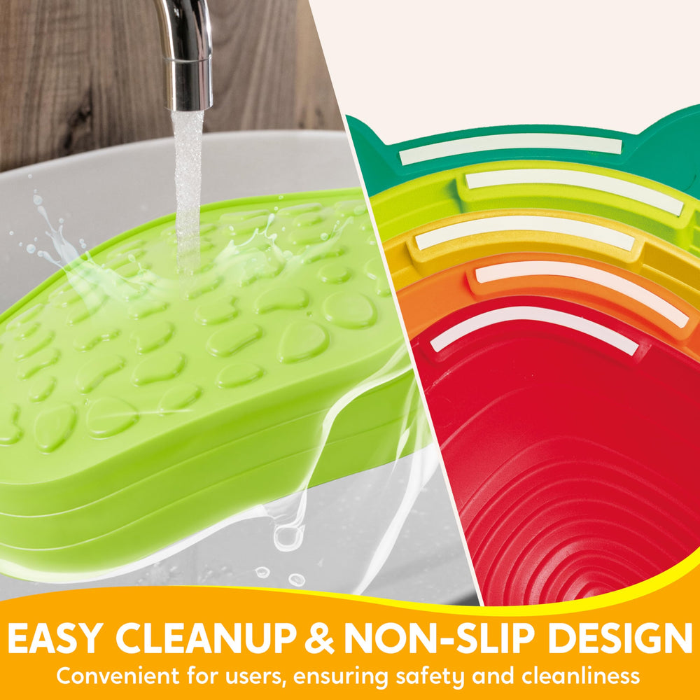JoyIn balance stepping stones make a colorful, imaginative obstacle course at home.
