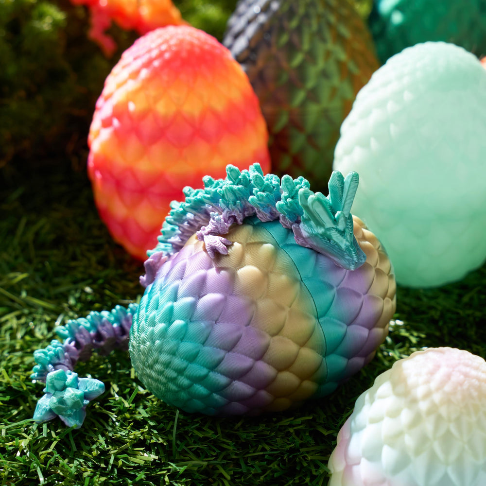 JOYIN twist-open Easter egg action emphasizes instant dragon reveal during play