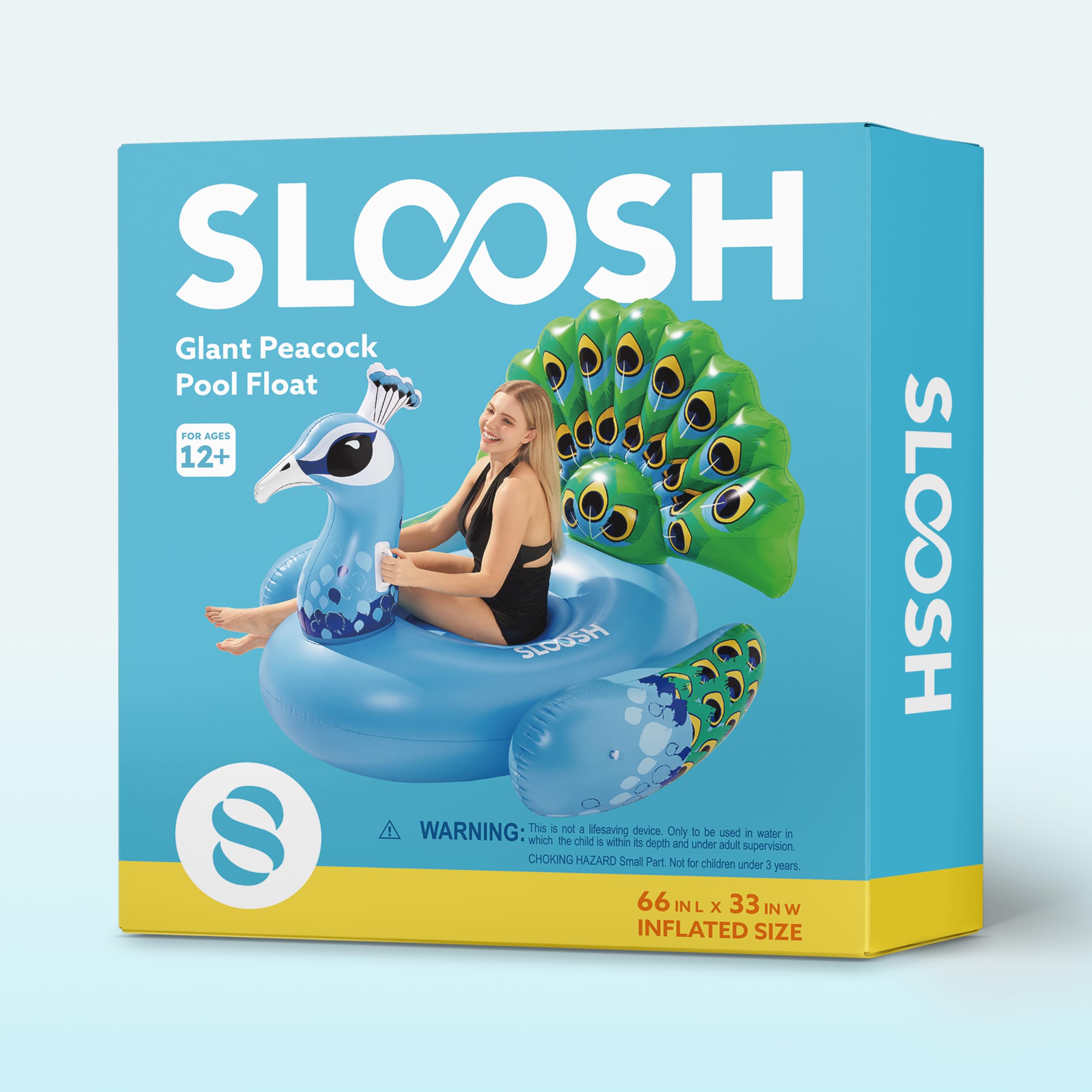 JOYIN two-person float ideal for shared pool fun with friends.