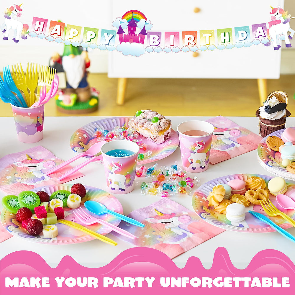 JOYIN unicorn banner close-up with vivid colors