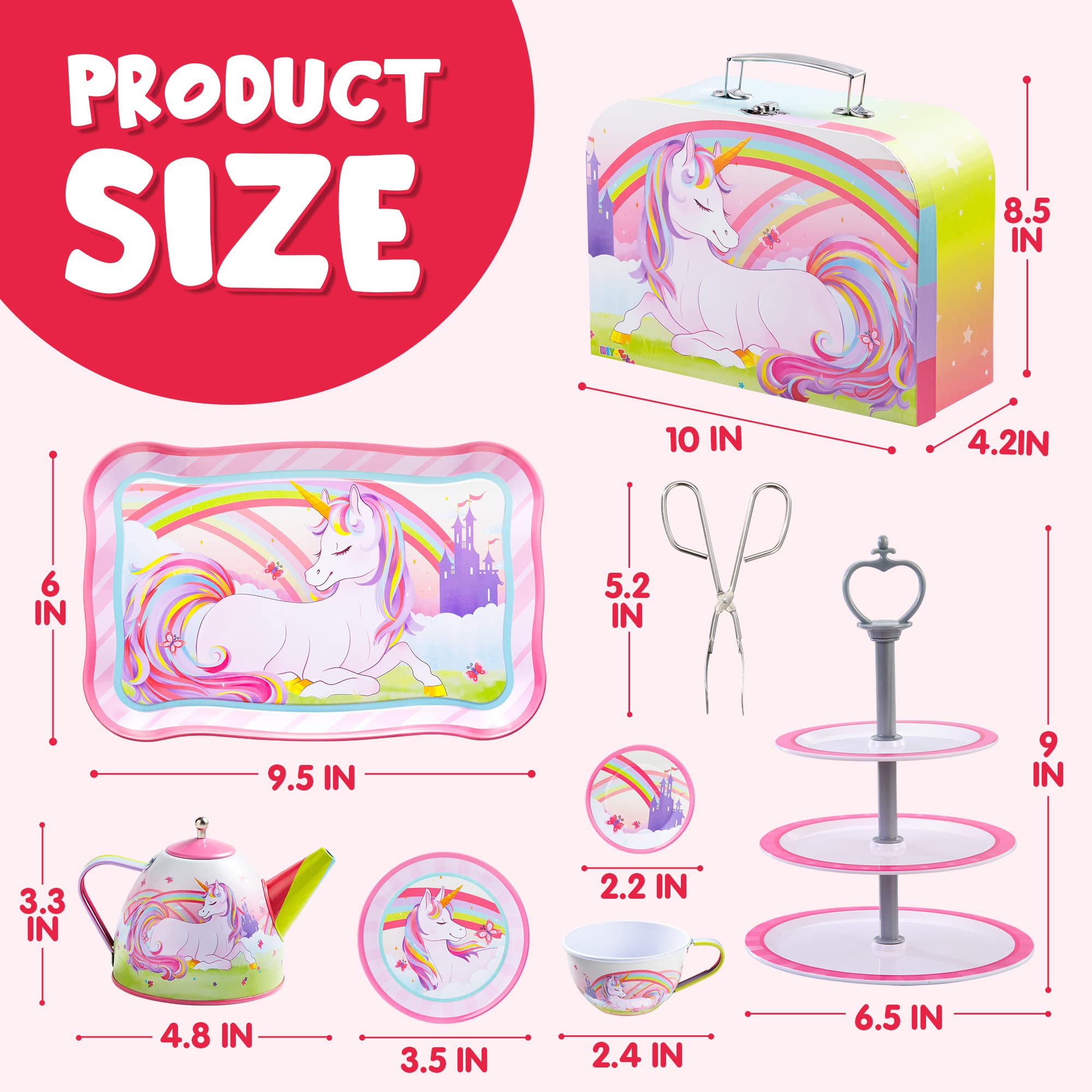 JOYIN unicorn dessert pack highlights cupcakes buns and candies
