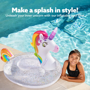 JOYIN Premium vinyl material delivers thicker, durable construction for summer use.