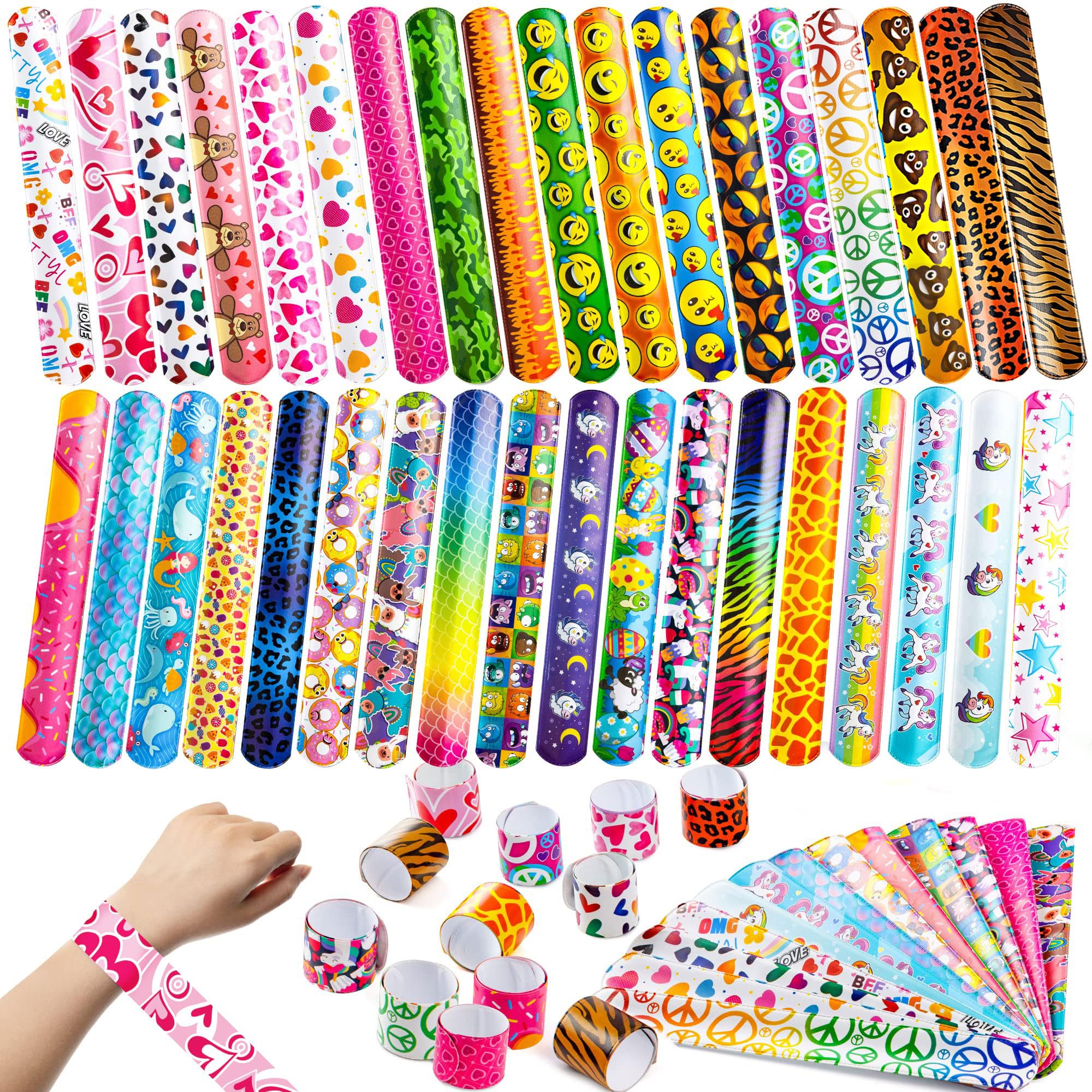 JOYIN unicorn slap bracelet—bright party favor for kids.