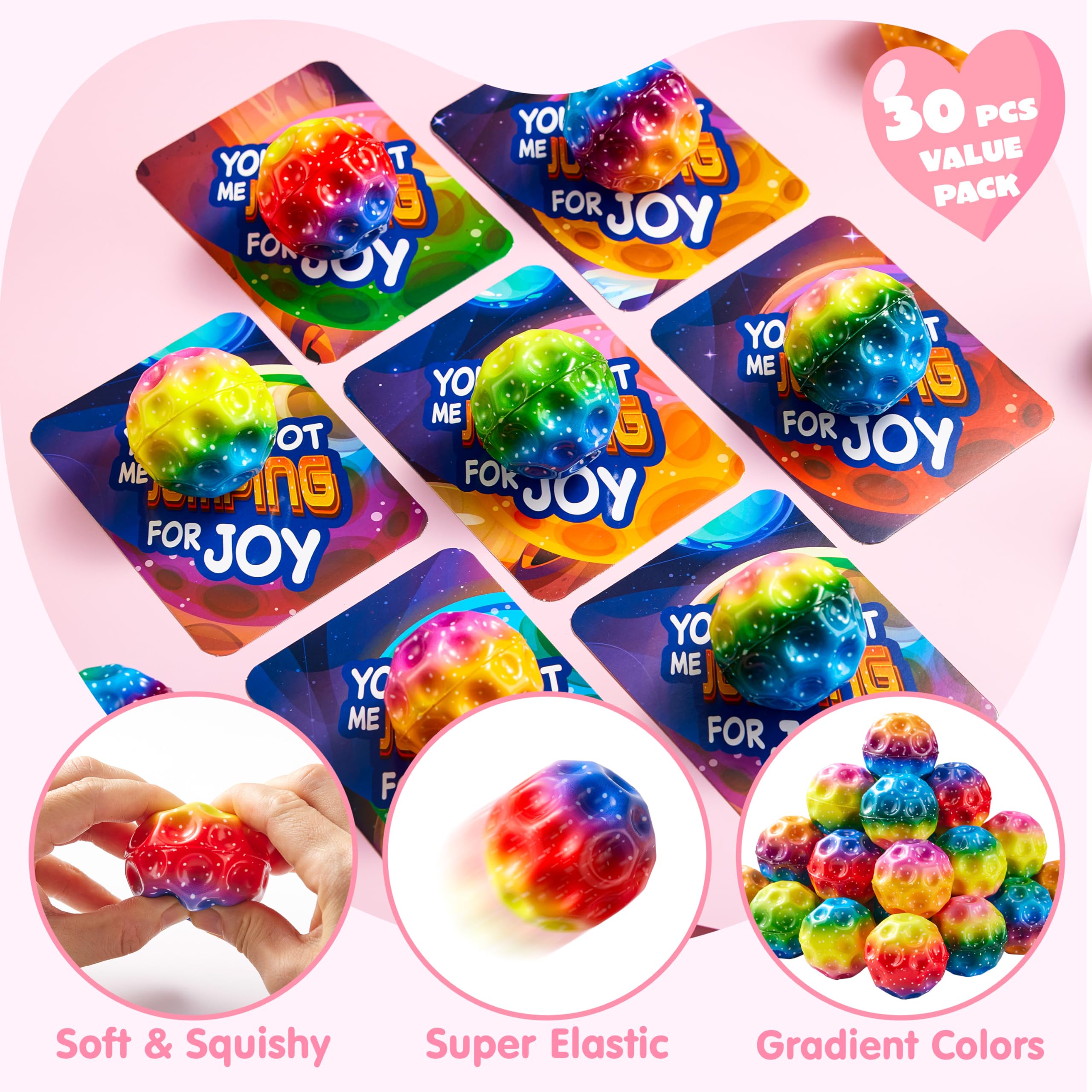JOYIN valentine-card-design image features sturdy backing and festive designs.