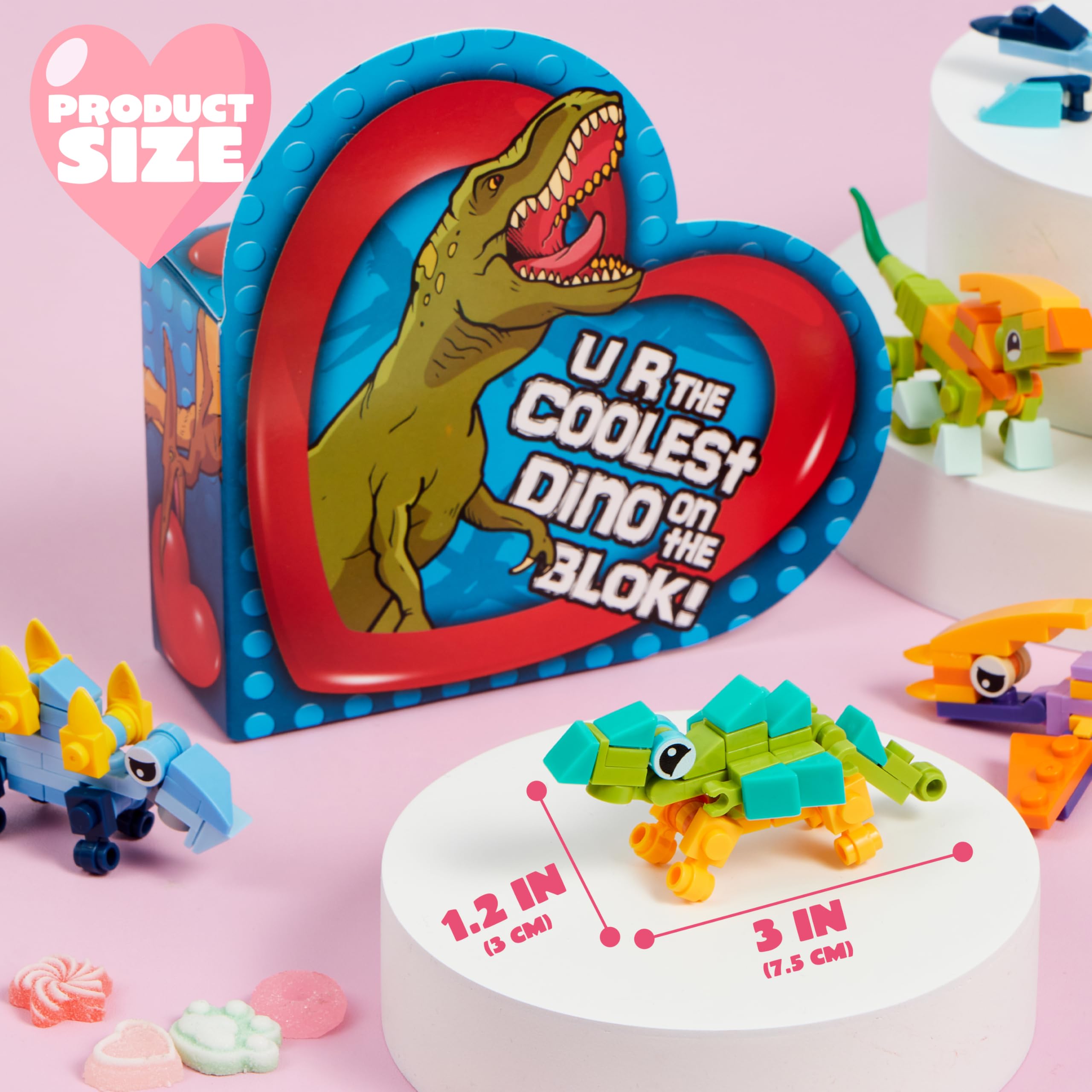 JOYIN Valentine pun gift-card header adds a fun touch