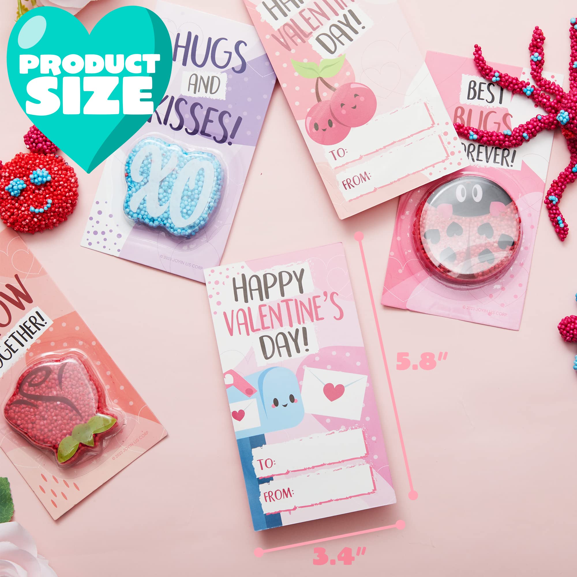 JOYIN card design Ladybug for bright, cheerful valentine rewards.