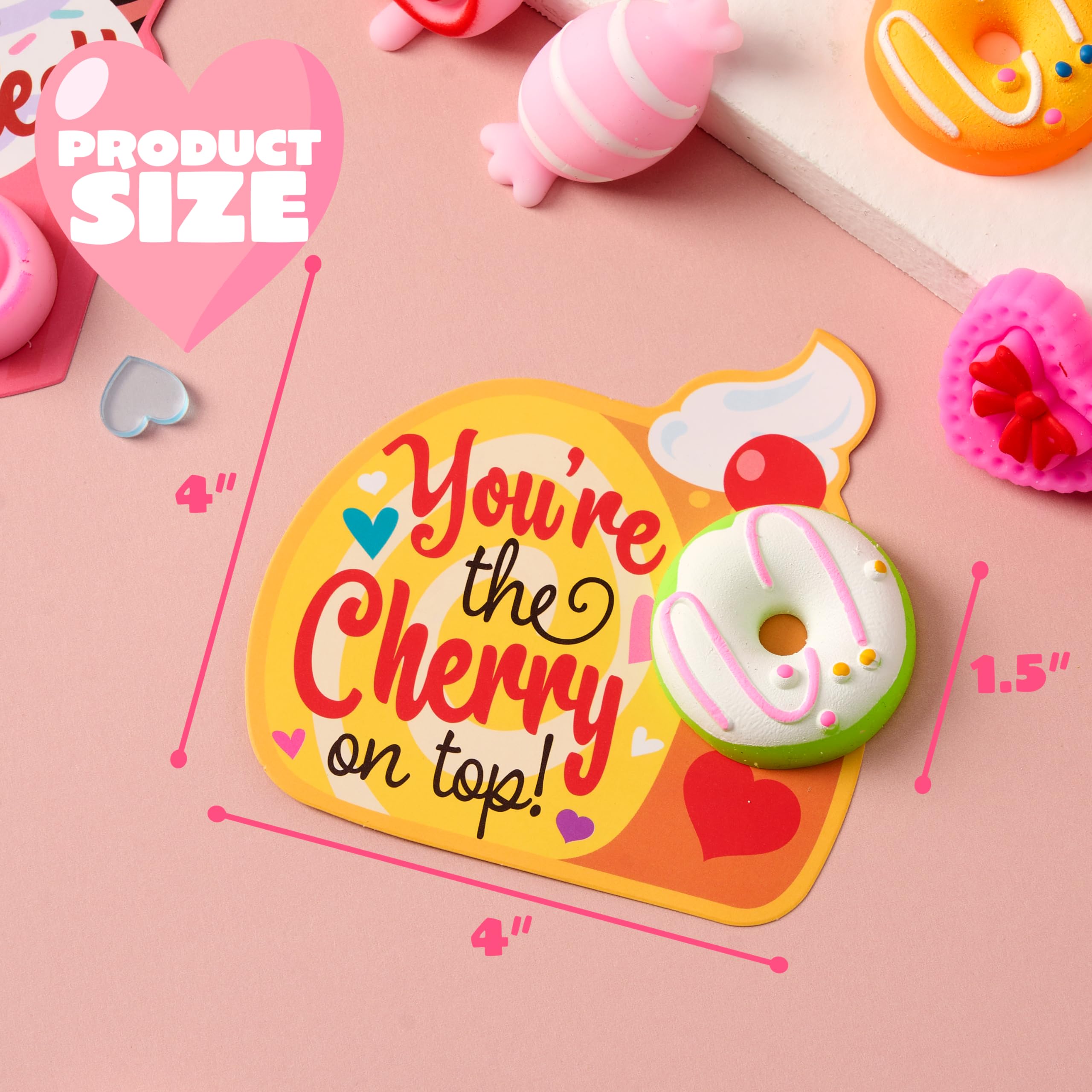 JOYIN valentines-card designs pair with Mochi toys for personal notes.