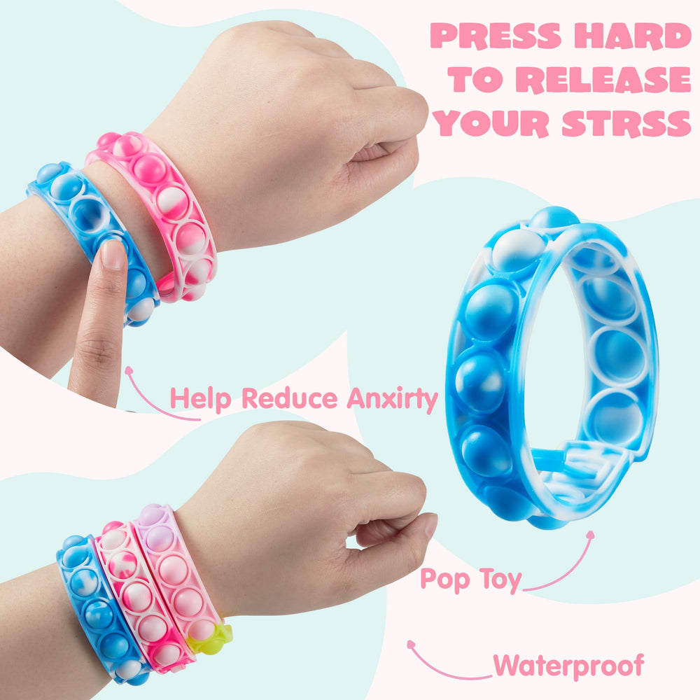 JOYIN valentines cards and bracelets pack, colorful gifts for classmates.