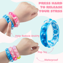 JOYIN valentines cards and bracelets pack, colorful gifts for classmates.