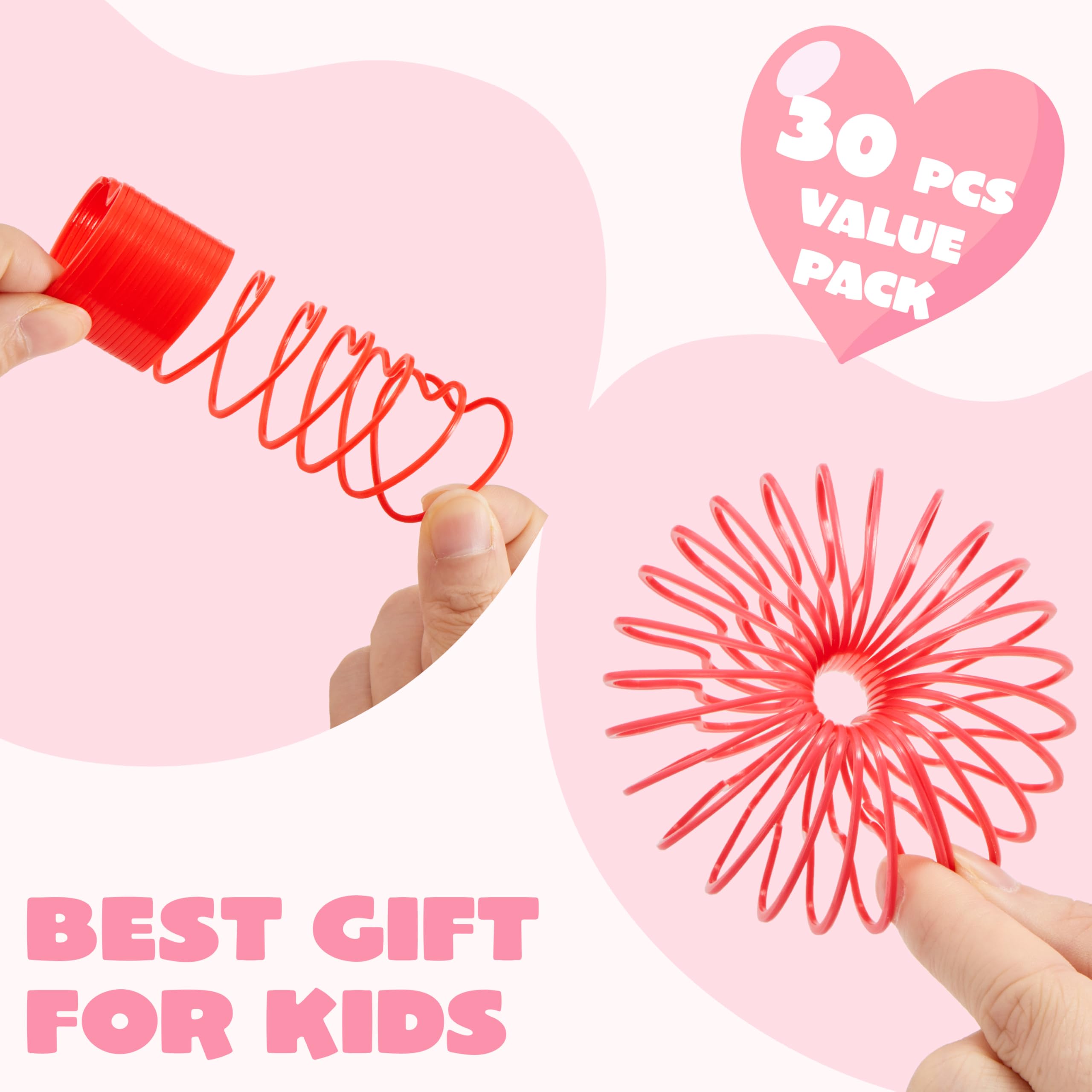 JOYIN valentines coil toy encourages creative play and calm