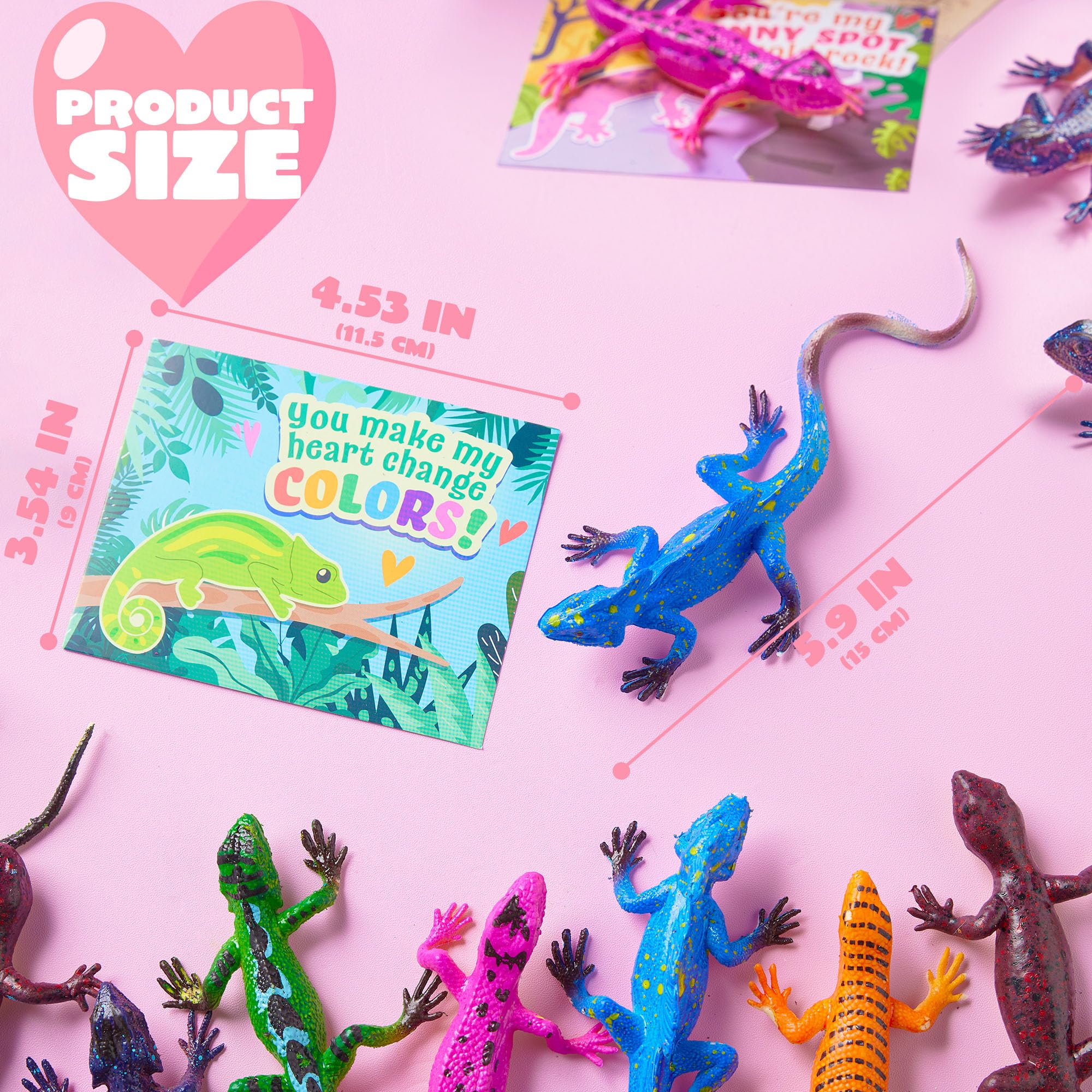 JOYIN durable heat-sensitive lizard made for repeated classroom play