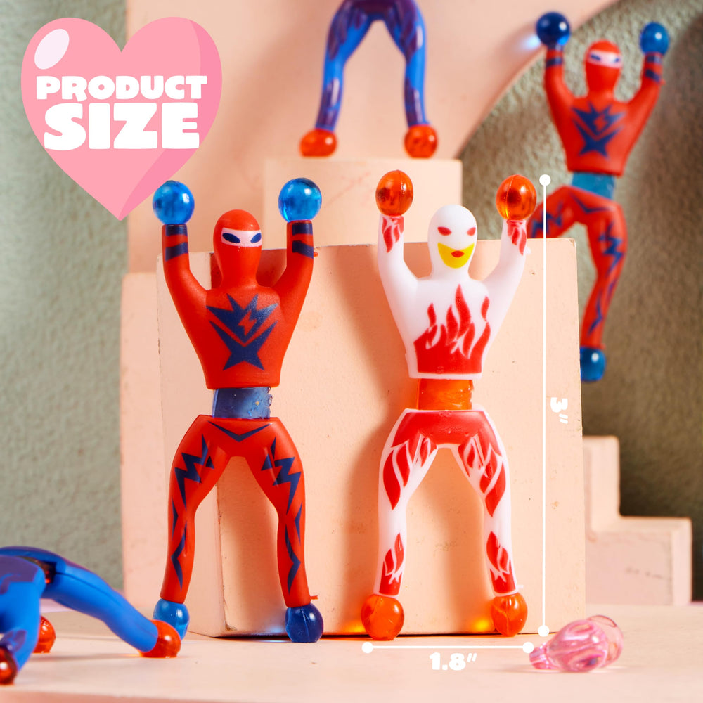 JOYIN Valentine's party favors featuring Ninja Sticky Man toys for celebrations.