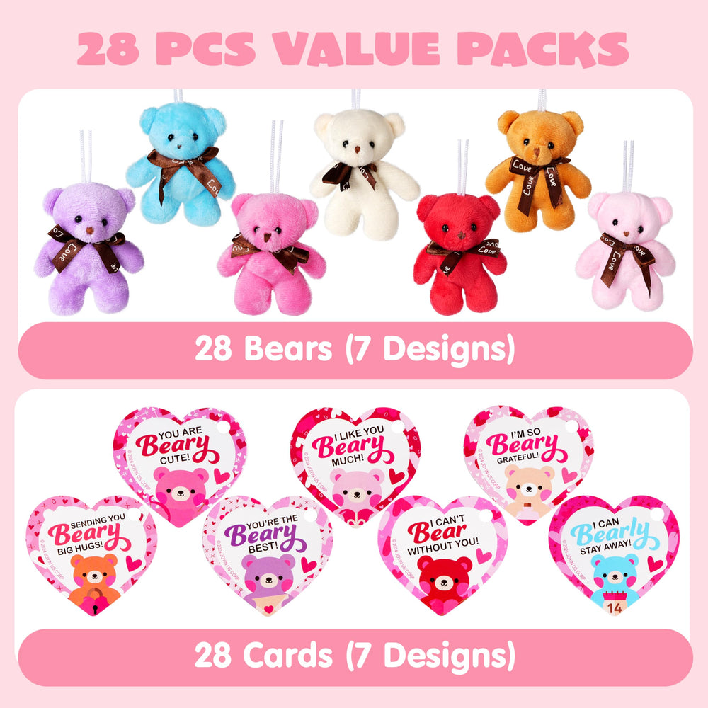 JOYIN valentines plush party favors for kids' events.