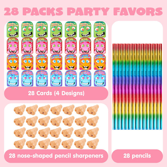 JOYIN valentines pencils with bright designs for party favors