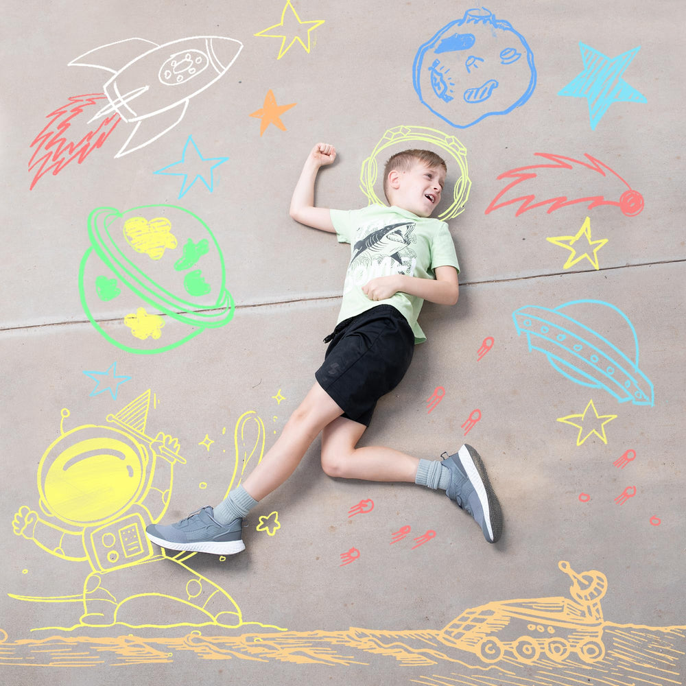 Joyin vibrant colors inspire imaginative outdoor play and drawings.