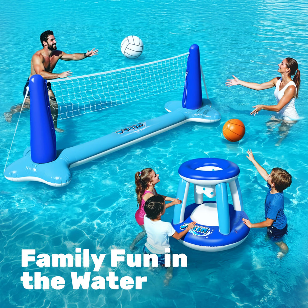 JOYIN volleyball ball designed for water play and grip.