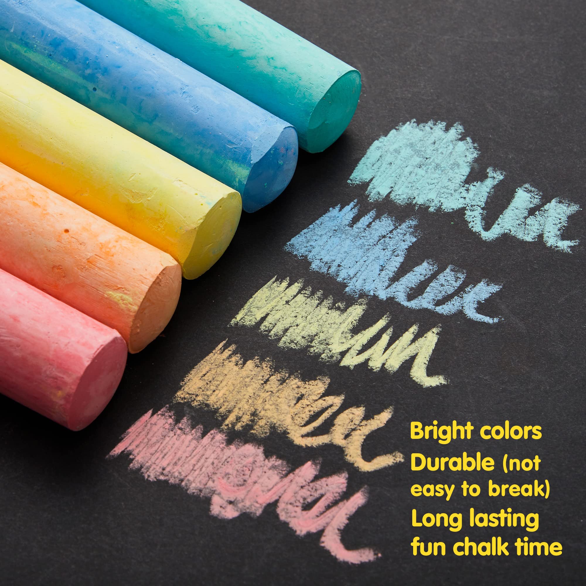 JOYIN washable chalk for quick cleanup after outdoor art.