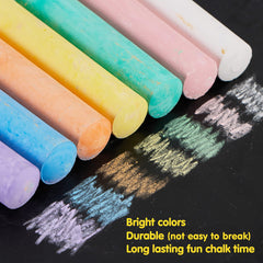 JOYIN washable chalks demonstrating easy cleanup on various surfaces.