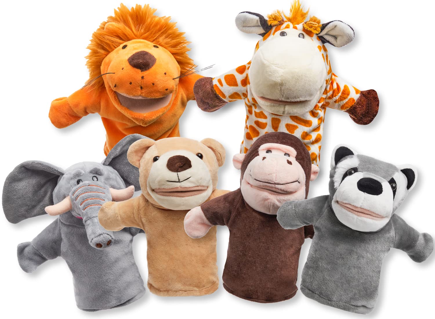 JOYIN washable puppets for quick cleanup after play.
