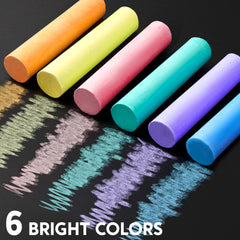 JOYIN non-toxic chalks ensuring safe creative play on surfaces.